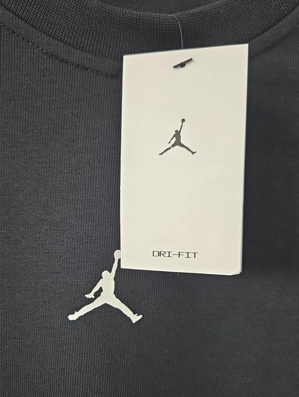 Mens Jordan Crewneck Sweatshirt Black Dri-fit New Basketball Shirt Active